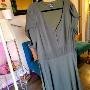 City Chic green dress size XL 22W worn once